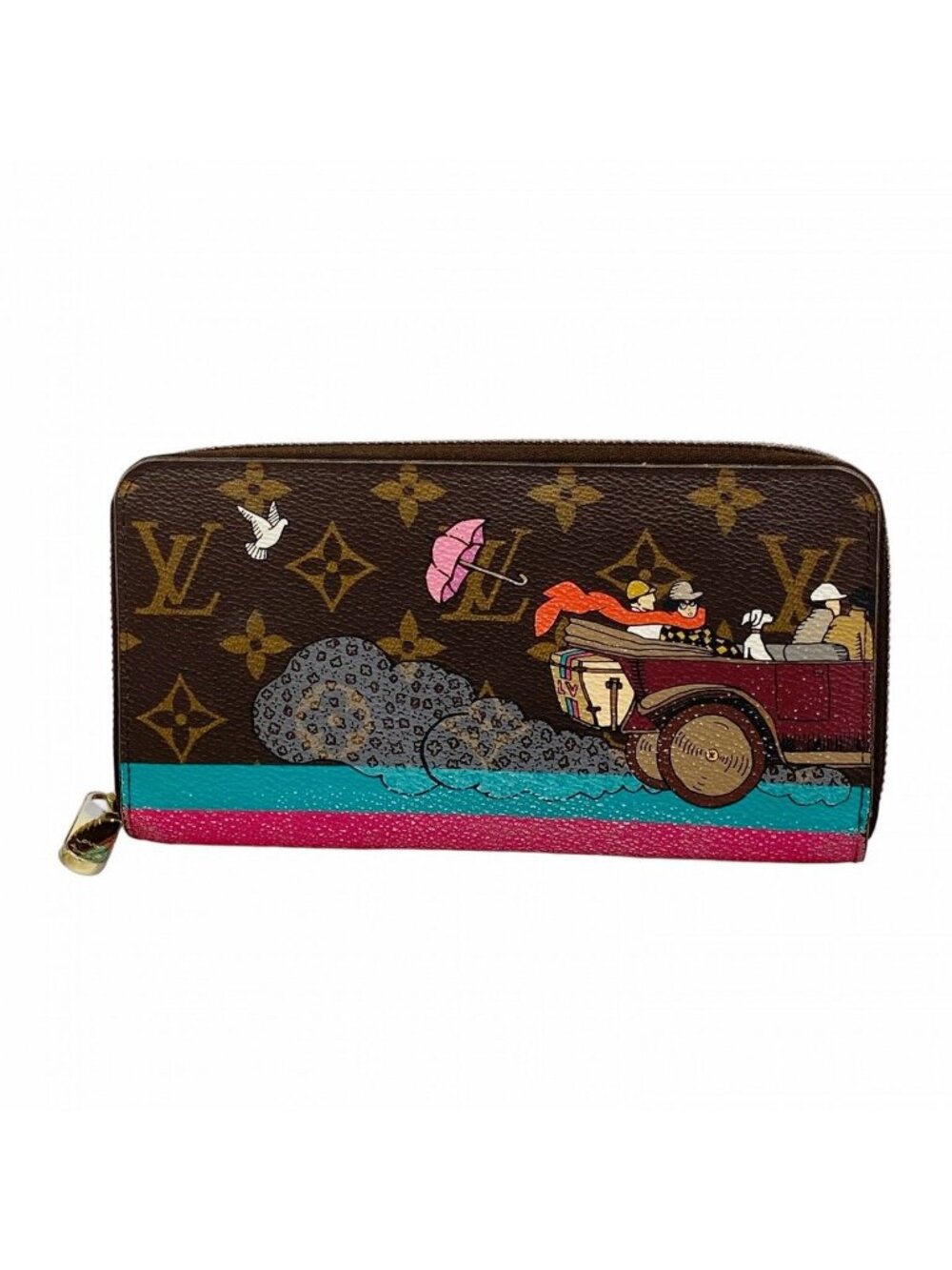 Louis Vuitton Wallet Monogram Ivasion Zippy Brown